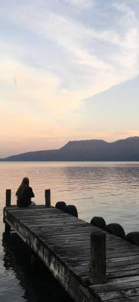 istock Mount Tarawera Behind Lake Tarawera During Sunset 2171125773