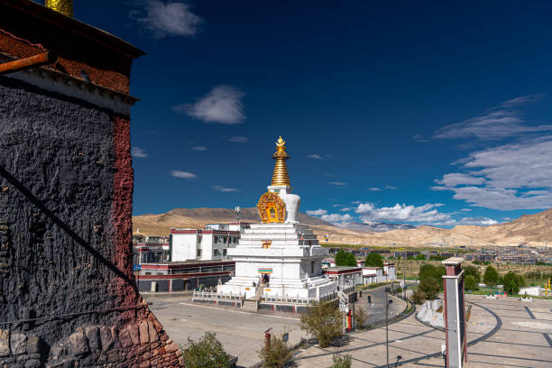 istock The Sakya town and monastery in Central Tibet 2171135863