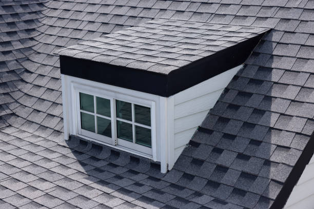 istock A roof with a window and a black cap 2171142578