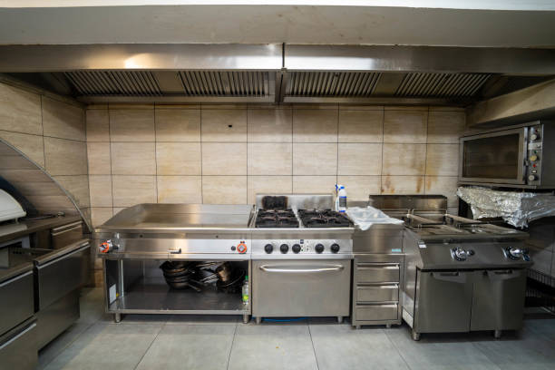 istock Closed Kitchen in the closed restaurant 2171147400