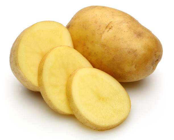 istock Potato group and slice potatoes 2171149070