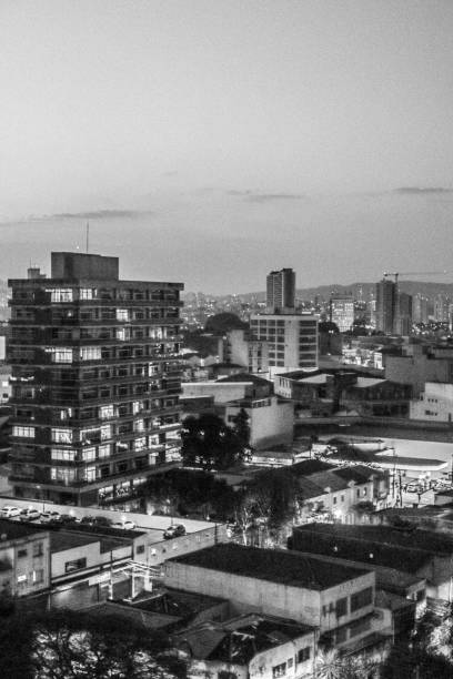 istock Grey city in black and white 2171161963