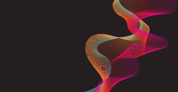 istock Colorful Wave Lines Abstract Background. Wallpaper. Vector Illustration. Digital. Futuristic Banner. Technology Backdrop 2171171107