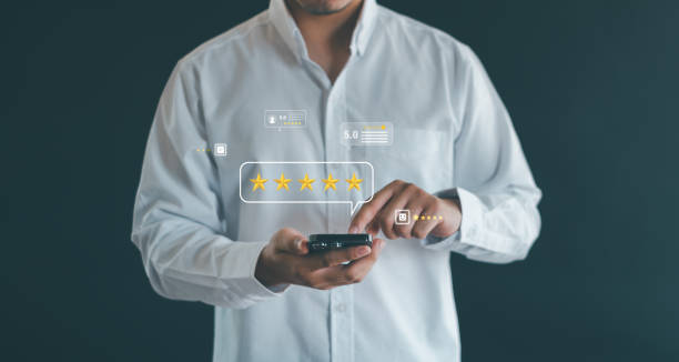 istock Customer review satisfaction feedback survey concept,  Customer can evaluate quality of service leading to reputation ranking of business.   for satisfaction service satisfaction. 2171173077