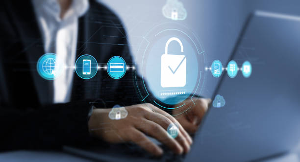 istock Unlock and access to business data network. Cyber ​​attacks by hackers. Hacking of password and personal data.Crime of server, bank, business and information data 2171176047
