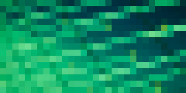 istock Green blue shades pixelate cyan color variations grid pixels square mosaic abstract minecraft pattern background 2171177641