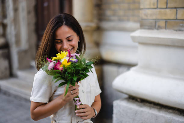 istock Happiness comes from flowers 2171179196