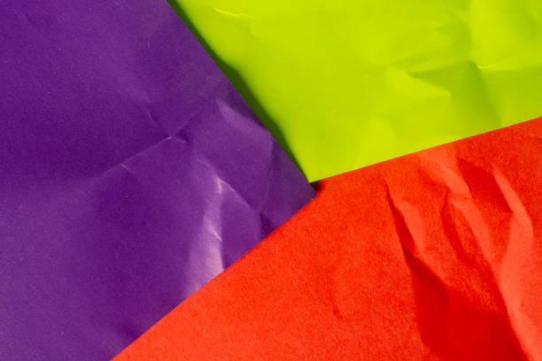 Abstract background of crumpled multicolored paper.