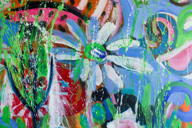 istock Detail of the Painting as a Background 2171193582