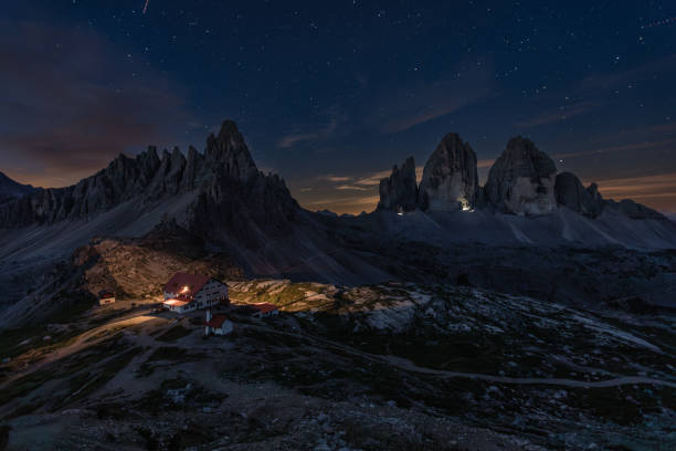 istock Starry sky over Tre Cime di Lavaredo 2171195259