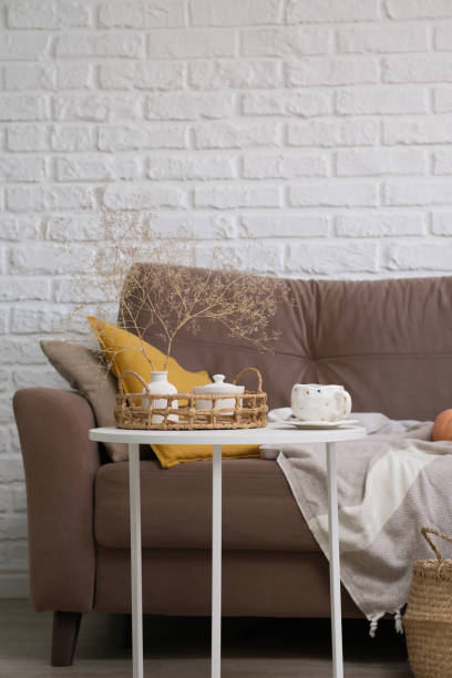 istock Cozy Living Room with Minimalist Dcor and Natural Elements 2171196080