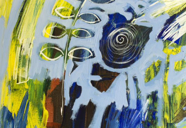 istock Detail of the Painting as a Background 2171200600
