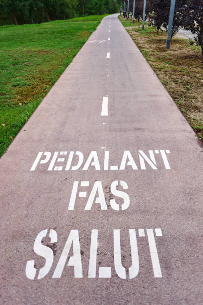 istock Bicycle lane promoting urban health 2171205861