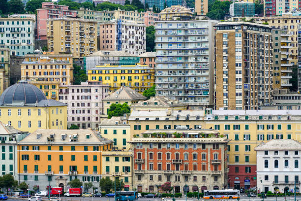 coastal panorama in Arenzano Italy