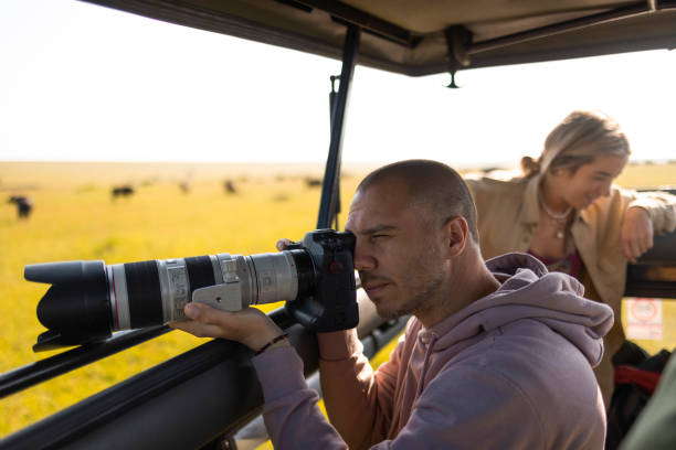 istock Photographer on a safari journey 2171225090