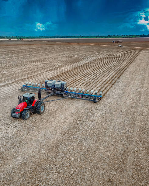 istock Agribusiness, Tractor Planter. 2171238876