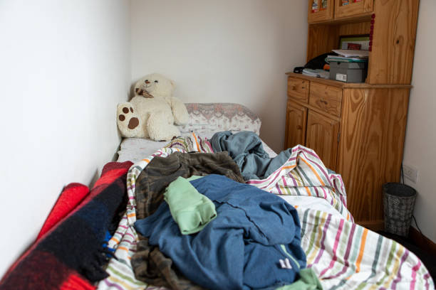 istock Teenager's bedroom totally messy 2171242286