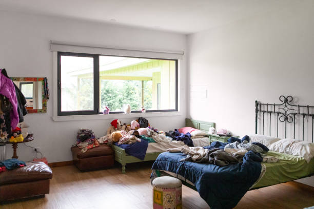 istock Teenager's bedroom totally messy 2171242312