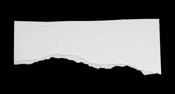 istock White ripped paper torn edges strips isolated on black background 2171245807