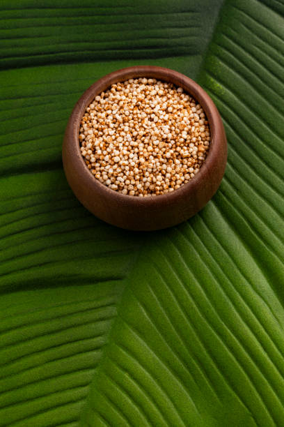 istock Amaranthus - Organic amaranth pops in the bowl. 2171247048