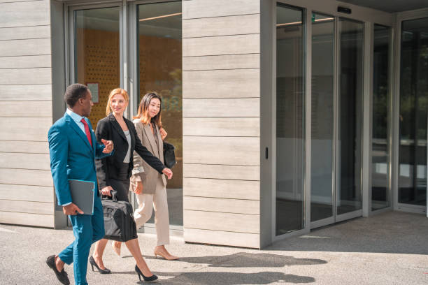 istock Handsome Mixed Race Corporate Workers Commuting In The City 2171248527
