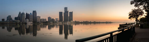 istock Detroit, Michigan - Skyline at Dawn 2171252344