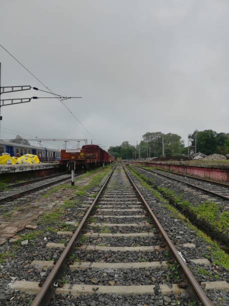 istock The beautiful track view and the trains 2171258369