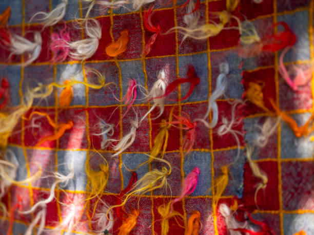 pattern of a colorful carpet