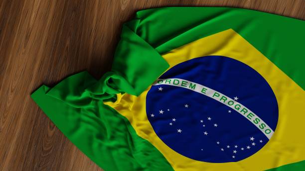istock Realistic flag of Brazil 3d illustration 2171272818