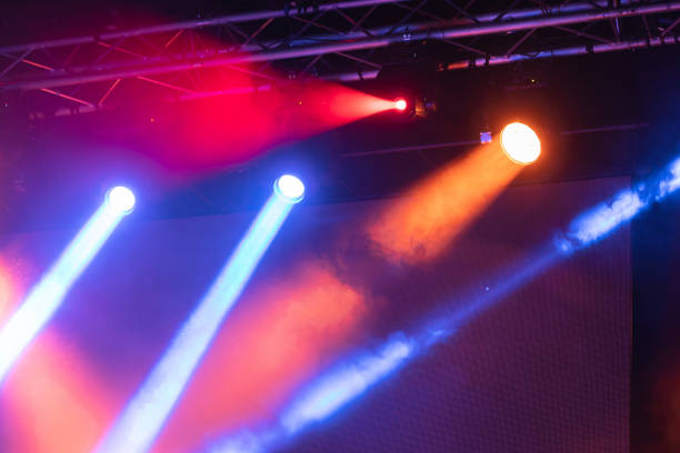 istock Colorful spotlights on the stage 2171279988