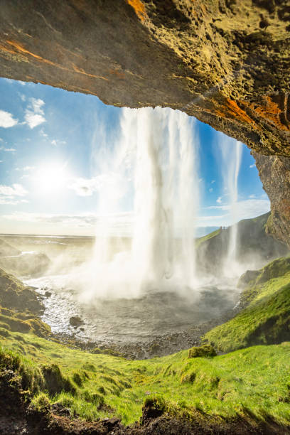 istock Behind Seljalandsfoss waterfall Iceland Europe 2171283153