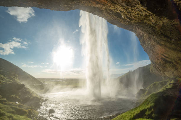 istock Behind Seljalandsfoss waterfall Iceland Europe 2171283239