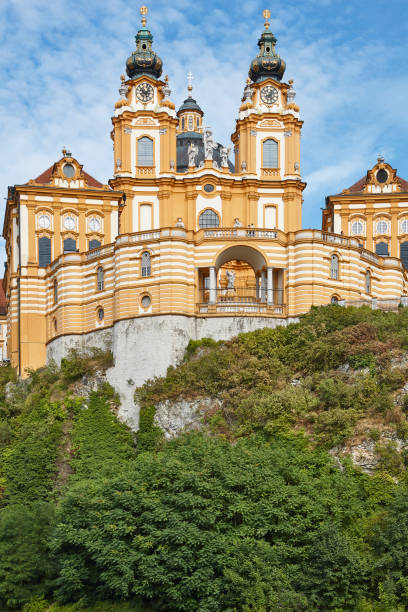 istock Melk abbey facade. Wachau valley landmark. Danube river. Austria 2171290426