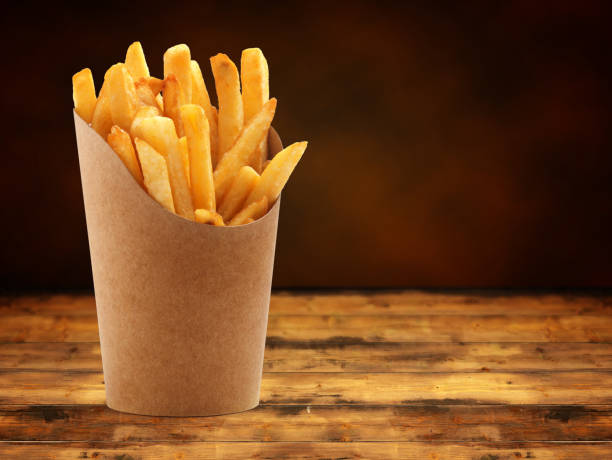 istock French fries and a hamburger 2171291391