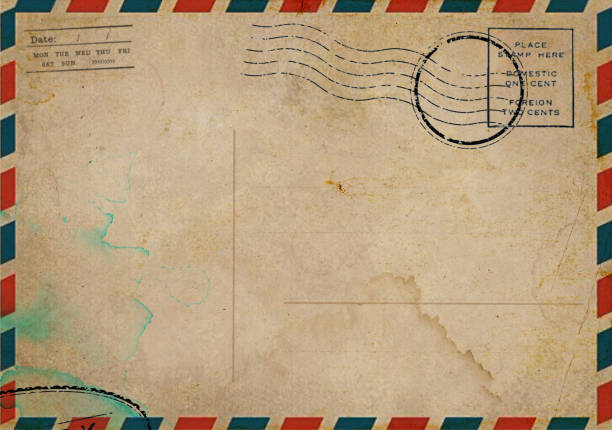 istock Blank of the old postcard with space for text 2171313010