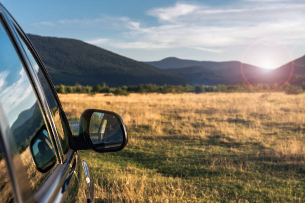 istock car for traveling with a mountain road 2171315437