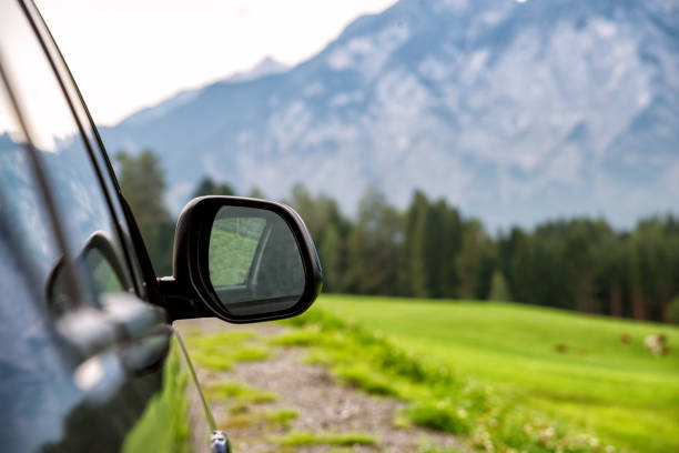 istock car for traveling with a mountain road 2171315504