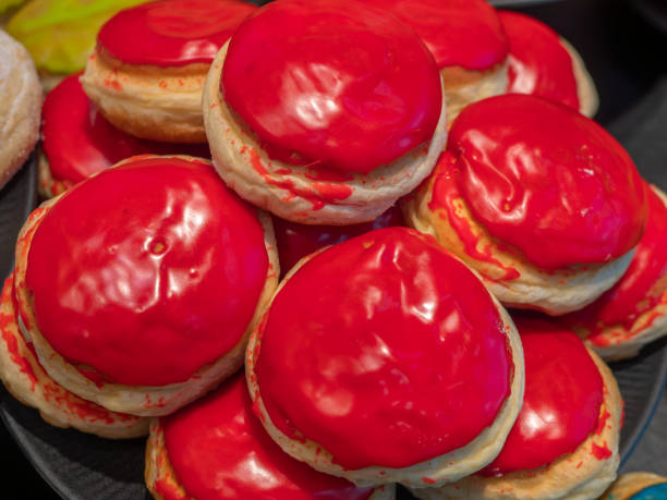 istock Red Frosted Cookie Treats for Celebrations 2171316081