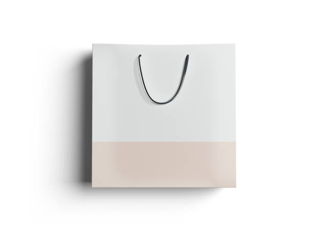 istock blank Empty Shopping Bag on the white background, mockup 2171338819