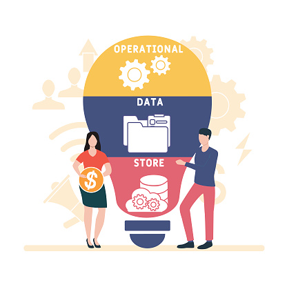 Operational Data Cache Ods Operational Data Store Stock Illustration - Download Image Now ...
