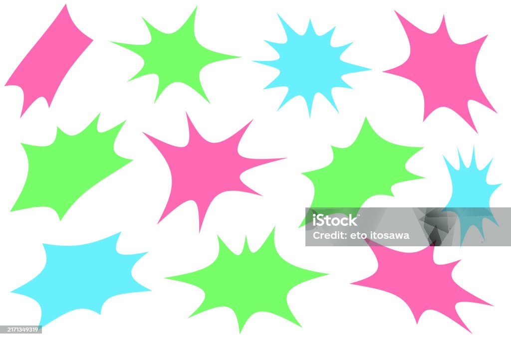 Bomb Explosion Shape Colorful Bomb Shape Illustration Set Stock Illustration - Download ...