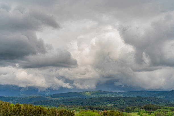 Scenery around Saulxures, a commune in the Bas-Rhin department in Grand Est in north-eastern France