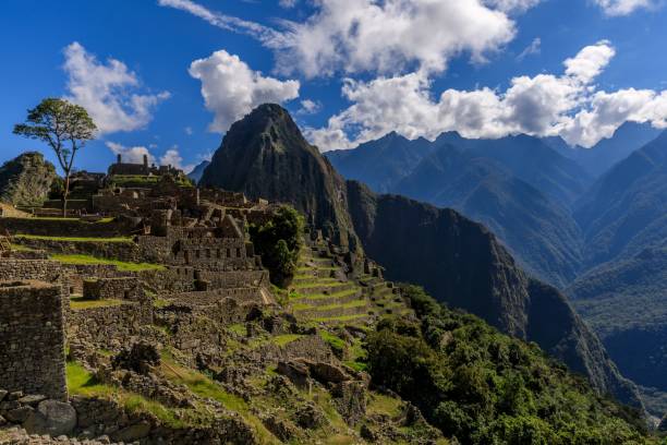 istock Machu Picchu with Andes mountains in the background. 2171349968