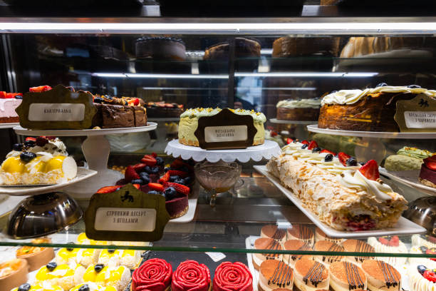 istock cakes and pastry in Grand Cafe Leopolis for design purpose 2171350311