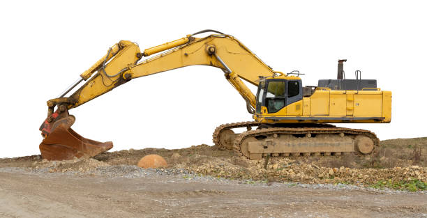 istock Excavator in stony ambiance 2171350363