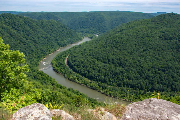 istock New River Gorge NP - Grandview with Foreground Rocks 2171353022