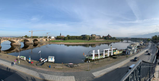 istock Bridge across the Elbe river in Dresden 2171356231