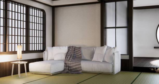 istock sofa armchair minimalist design muji style.3D rendering 2171357326