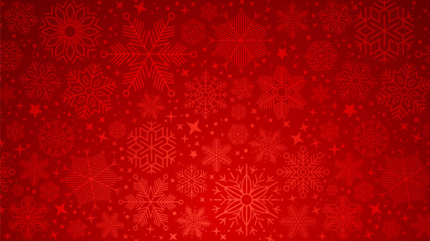Christmas snowflake background