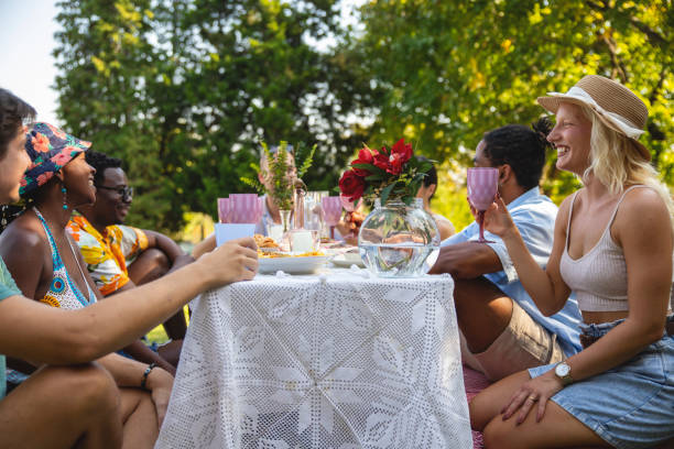 istock Having brunch with friends at Garden party! 2171360821